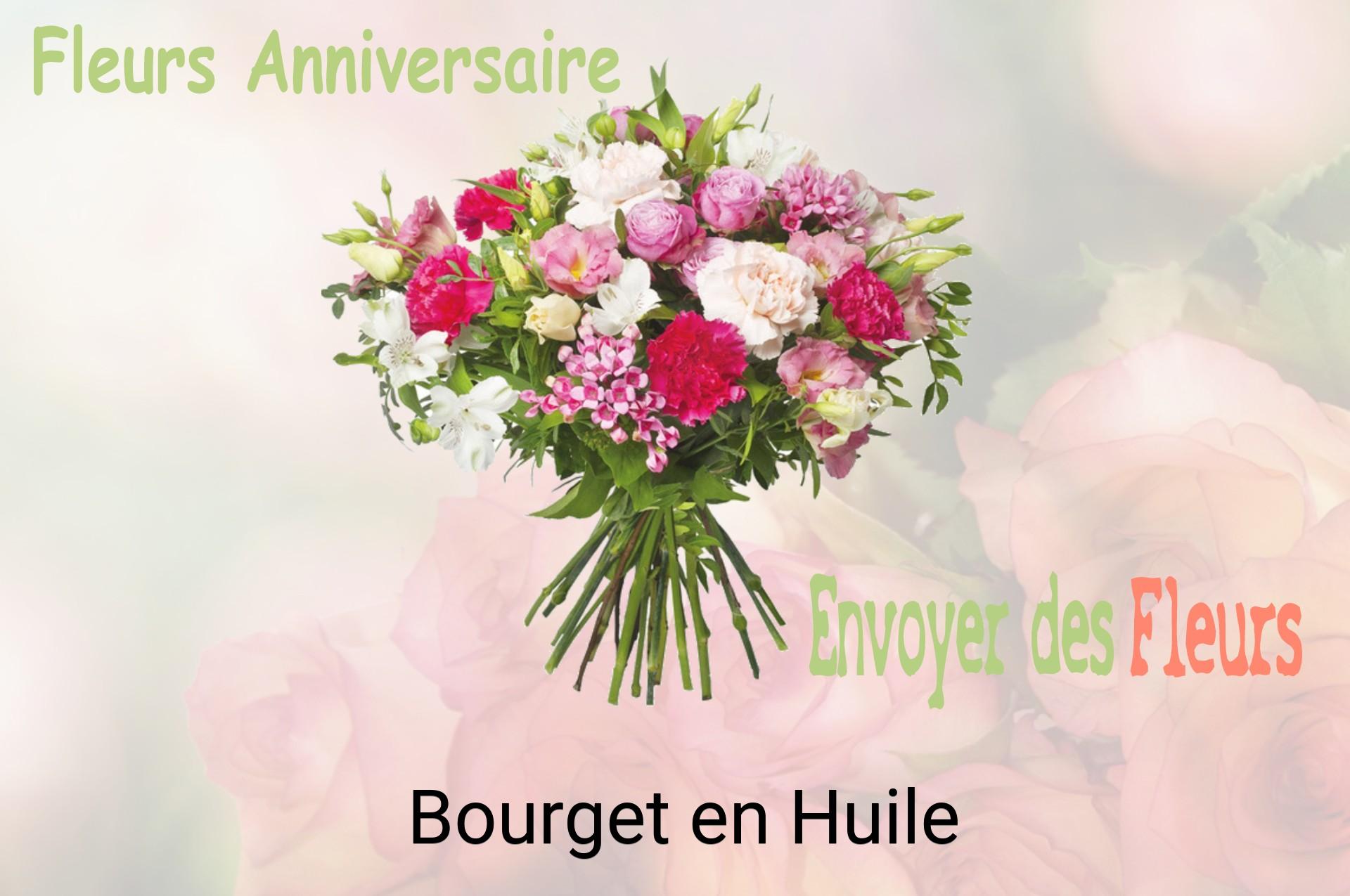 Bouquet de fleurs d’anniversaire livré à Bourget-en-Huile